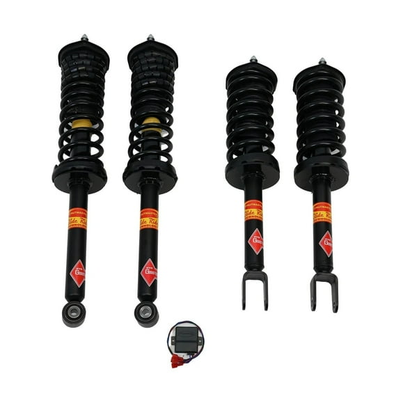 2013-2017 Lexus LS 460 RWD F Sport 4-Wheel Conversion Kit with Suspension Fault Code Disarm Module (TC44FM)
