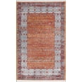 thumbnail image 1 of Orange All-Over Distressed Geometric Turkish Oriental Area Rug, 1 of 5