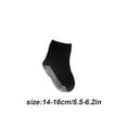 thumbnail image 1 of 6 Pieces Kids Stockings Socks with Nice Elasticity Comfortable Wearing Simple Style Good Craftsmanship Hose Keep Crawing medium black 14-16, 1 of 6