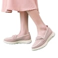 thumbnail image 6 of Women's Knitted Mesh Lightweight Walking Sneakers Casual Lightweight Arch Support Slip On Orthotic Soft Sole Shoes Breathable Non Slip Work Shoes, 6 of 8