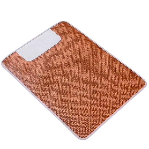Cooling Pet Bed Mat For Dog Cats Breathable Woven Rattan Heat Reduction Pad for Various Size Pet Hot Weather Use