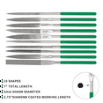 thumbnail image 3 of Symkmb 10-Piece Diamond File Set, Precision Needle File Set, Diamond Coated Files for Filing Metal, Ceramic, Stone, Jewelry A Metal, 3 of 5