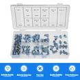 thumbnail image 4 of Austok 110 Pcs Grease Nipple Fittings Assortment Kit Straight 45-Degree 90-Degree Angled Galvanized Metal Grease Nipple Set M6 M8 M10 Grease Nipple for Motorcycle Truck Automotive Farm, 4 of 9