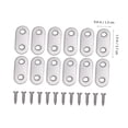 thumbnail image 4 of HEALEEP 30 Pcs Assiette de Réparation en Acier Inoxydable Plate pour Renforcer les Meubles de Maison, 4 of 4