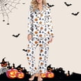 thumbnail image 2 of QHFBli Halloween Pajama Set Funny PJ Pant for Men Women Matching Couples Unisex, 2 of 5