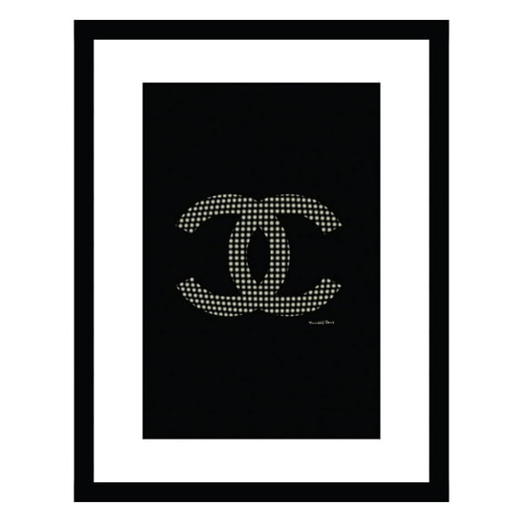 Fashion Designer Glam Logo - Framed Print