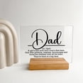 thumbnail image 3 of Personalized Wood Table Desk Stand Fathers Day Plaque, Meaningful Gift for Father's Day, Gifts for Daddy, Personalized Gift for Dad, Stepdad, 3 of 6