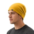 thumbnail image 3 of MEICHEN Fashion Beanie Hat for Men Solid Color Winter Warm Skull Cap Outdoor Skiing Running Bomber Hat, 3 of 6