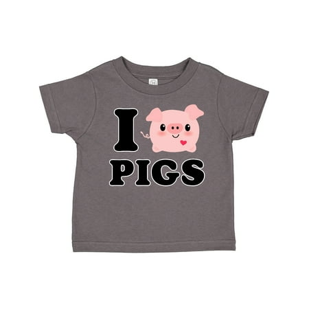 

Inktastic I Love Pigs Gift Toddler Boy or Toddler Girl T-Shirt