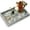 Cyan-green, variant on Serving Trays Black White Marble 14.06 x 9.96 x 3.15 in