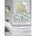 thumbnail image 3 of Sage Green Coastal 2 Panel Kitchen Curtains for Small Windows, Coral Starfish Seaside Summer Beach Bathroom Tier Curtain, Short Window Treatment for Bedroom/Living Room 55"x36", 3 of 6
