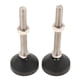 thumbnail image 1 of Niveladores de muebles de caucho y acero al carbono | Patas ajustables para muebles, 2 unidades, 50 mm 50-M12x100mm, 1 of 8