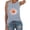 Gray, variant on Tank Tops for Women Trendy Casual Print Summer Sleeveless Round Neck Tee Pullover Tops