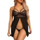 thumbnail image 1 of Conjunto de lencería Traje de mujer con encantador encaje Traje de cosplay de una pieza (Negro XL) FLhrweasw Para estrenar, 1 of 7