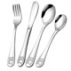 thumbnail image 1 of fourchette Et Cuillre De Style Occidental De Quatre Pices Pour Enfants Mignon Ours Couteau Steak Fourchette Cuillre Ensemble De Vaisselle, 1 of 5