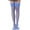 Blue, variant on WREESH Women Fashion Fashion Thigh High Stockings Black Stockings Long Stockings, Wide Lace Lace, Legs, High Thighs, Stockings White