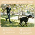 thumbnail image 4 of Wisedog 6FT Rope Dog Leash - Polyester Rope with PVC Soft Padded Handle, Rustproof 360Â°Swivel Buckle - Durable for Small, Medium & Large Dogs (Sand Color), 4 of 7