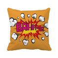 thumbnail image 1 of Boom Fire Clouds Throw Pillow Sleeping Sofa Cushion Cover, 1 of 3