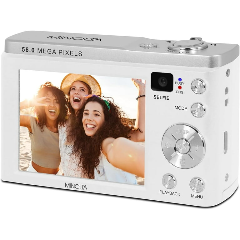 Minolta MNB5Z 56MP Dual Lens Point & Shoot Digital Camera with 5X