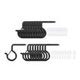 thumbnail image 2 of 20PCS Q-Hanger Hooks para Luces de Cadena Al Aire Libre Gancho de Tornillo de Seguridad Luces de Navidad para El Hogar Ganchos de Suspensión para Fies Soledad ganchos de tornillo, 2 of 10