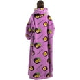 thumbnail image 3 of Oversized Blanket Hoodie,Adult Snuggle Fleece Wearable Blanket Fluffy Giant Hooded Sweatshirt, 3 of 7
