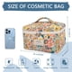 thumbnail image 2 of Bolsa de maquillaje Gosect Floral Coquette Aesthetic de gran capacidad, 2 of 6