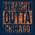 thumbnail image 6 of UGP Campus Apparel Straight Outta Chicago - Illinois Football Hometown Pride Hoodie - 3X-Large - Navy, 6 of 6