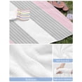 thumbnail image 6 of Pink Striped Beach Towels Oversized Super Absorbent, Multicolor Grey White Horizontal Stripes Lightweight Bath Towel Quick Dry Sets For Bathroom/Pool/Rv Camping/Beach Play/Gym Room/Picnic 35"x70", 6 of 8