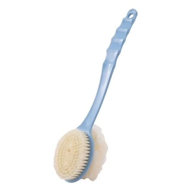 Cepillo corporal de ducha, cerdas de masaje adecuadas para uso húmedo o seco, para hombres y mujeres.