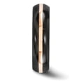 thumbnail image 5 of Edward Mirell Black Ti with 14k Rose Gold Domed 6mm Band EMR209, 5 of 7
