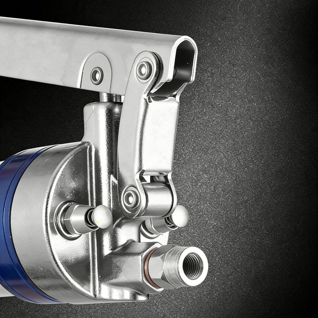 High Pressure Manual Grease Injector With Clear Tube For Construction Equipment