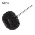 thumbnail image 3 of Unique Bargains 50 Pcs Roue Abrasive 1 Pouce 400 Grains 3/32 Pieds Tampons de Raclage Multi-Couches, Noir, 3 of 5