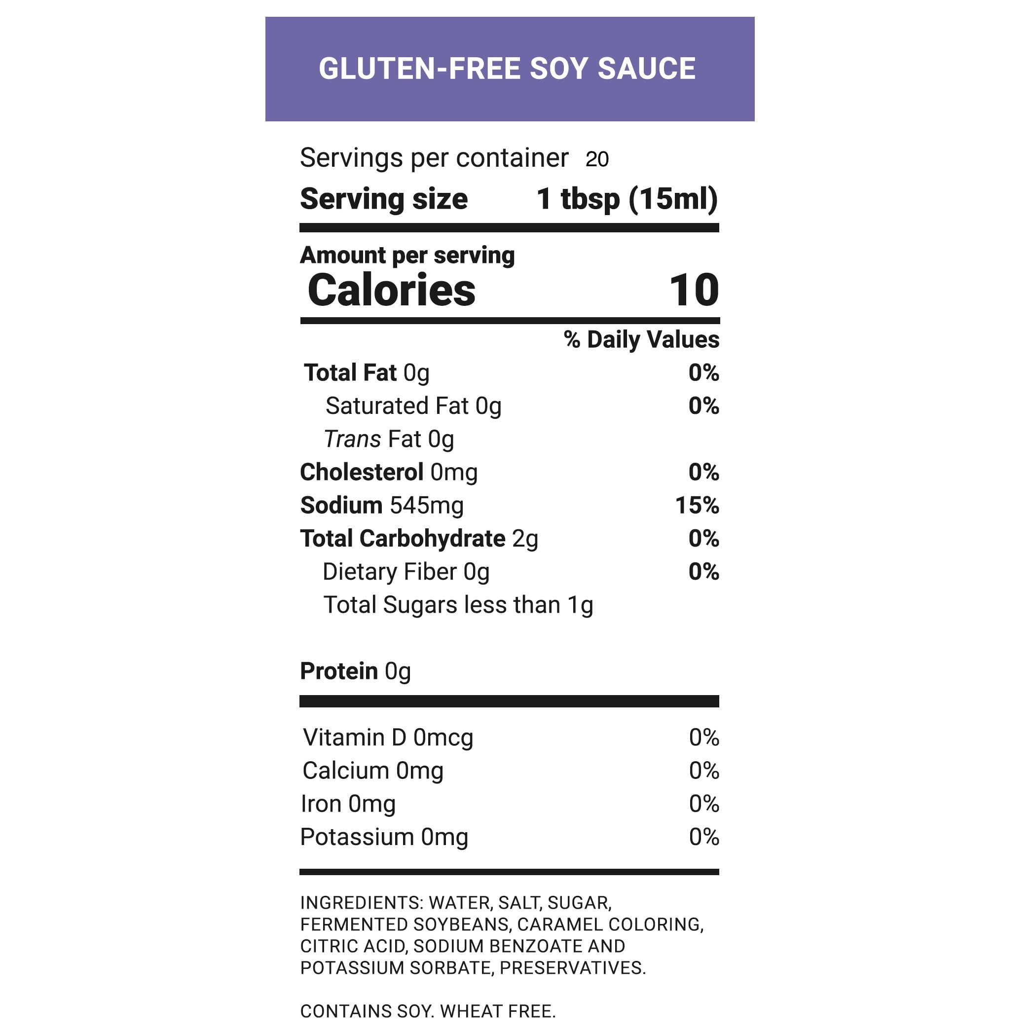 Aloha Shoyu Gluten-Free Soy Sauce, 10 oz