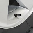 thumbnail image 3 of Chevrolet Corvette C5 Logo in Black on Black Aluminum Tire Valve Stem Caps, 3 of 5