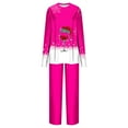 thumbnail image 4 of Sevevn Lounge Sets for Women Women's Casual Christmas Printed Long Sleeved Round Neck Top With Pants Set Great Gifts for Less, 4 of 4