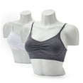 thumbnail image 4 of Fruit of The Loom Signature Crop Top Bras 2-Pack Ladies Ultra Soft Cotton Blend, 4 of 9