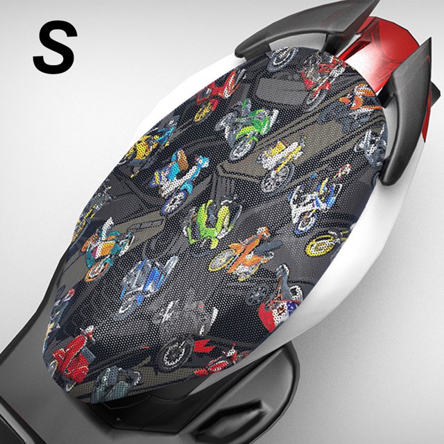 Disipación de calor de malla celular 3D de tapa de asiento de motocicleta universal