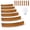 Rust color, variant on Landscape Edging 6 Pack, 40 x 8 Inch Hammer-in Metal Garden Border, Weathering Steel Lawn Edging Strips with Clips and Gloves for Flower Beds, Pathways, Yard