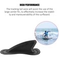 thumbnail image 2 of Jeu de Palmes de Planche de Surf, Palmes de Planche de Surf Noires, Propulseur de Palmes de Planche de Surf pour Longboard, Planche de Surf et Paddleboard Remplacement Rapide Aileron, 2 of 7
