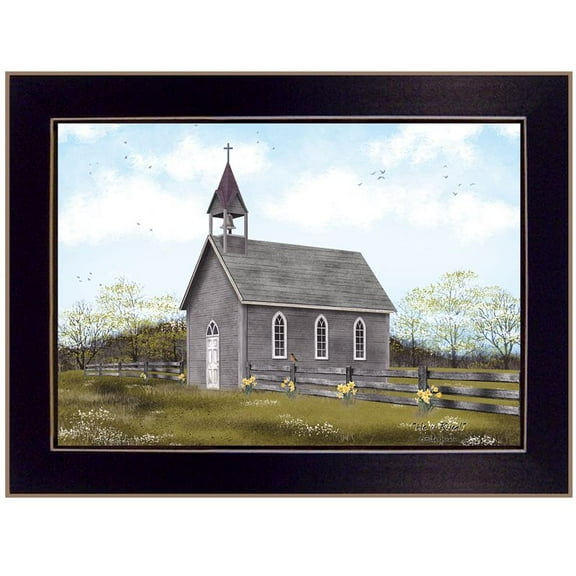 He is Risen by Billy Jacobs Printed Framed Wall Art Wood Multi-Color