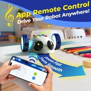 Apitor Robot Wheels - Coding Robot for Kids Ages 5+, STEM Learning Toy with Screen-Free Coding Cards & App Control, Educational Toy for Beginners