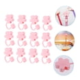 thumbnail image 4 of IBASETOY 12Pcs Reusable Pink Silicone Straw Tips Cover Straw Dust Plugs for Events, 4 of 7