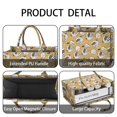 thumbnail image 4 of Large Capacity Tote Bag,Yellow Baseball Items Pattern Handbag Fashion Luxury Tote Bag,15.7"x13"x 5.1" Inches,Laptop Compatible, 4 of 6