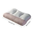 thumbnail image 3 of Cervical Pillow Cervical Pillow Ergonomic Memory Foam Pillow for Neck Support Breathable Pillowcase for Side and Back Sleepers Pain Relief Improved Sleep Quality Memory Foam Pillow, 3 of 6