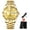 Gold Gold, variant on DOWN Top Brand Luxury Man Wristwatch Waterproof Luminous Date Week Men Watches Stainless Steel Quartz Men's Watch Male reloj