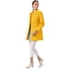 thumbnail image 3 of Abrigo Largo de Invierno Allegra K Cuello Peter Pan Doble Botonadura Mujer Mostaza XS, 3 of 8