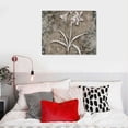 thumbnail image 5 of Orinice Vintage Framed Botanical Prints - Set of 6 Floral Wall Art for Farmhouse Decor - Wood Frames, Different Background Colors - Perfect for Bathroom or Living Room,boho wall art  20x16in, 5 of 6
