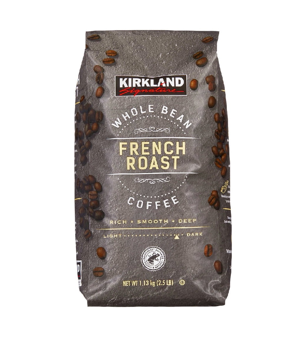 Kirkland Signature Whole Bean Coffee, French Roast, 2.5 lbs