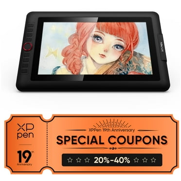 XP-PEN Graphic Tablet Artist 13.3 Pro Digital Drawing Monitor with Pen for Laptops 13.3 Inch IPS Display Full-Laminated Screen for Animation and Beginner