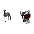 thumbnail image 1 of Figura de animal de resina de gato, escultura artística, adorno artesanal, centro de mesa decorativo, figura de escritorio para sala de estar, dormito, 1 of 8